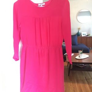 long sleeve pink madewell dress